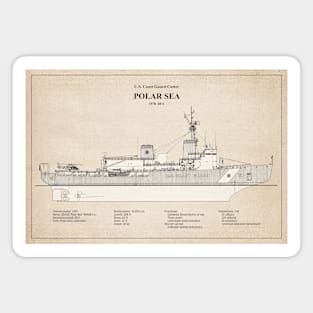 Polar Sea wagb-11 United States Coast Guard Cutter - SBD Magnet